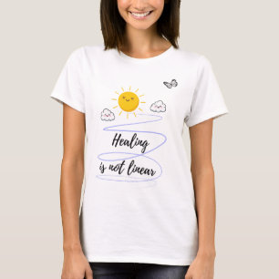 T-shirt Cute Kawaii soleil et nuages spirale - Bonne météo