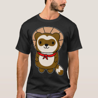 T-shirt Cute Kawaii Tanuki   Japanese Raccoon Dog Gift