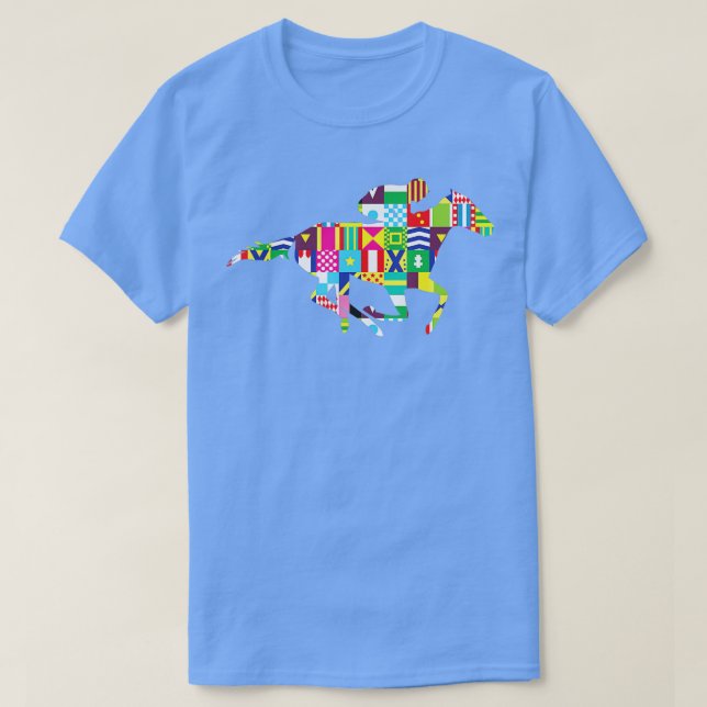 T-shirt Cute Kentucky Horse Racing Soies (Design devant)