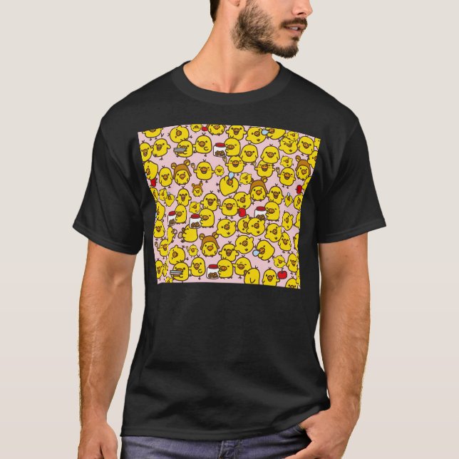 T-shirt Cute Kiiroitori Motif (Devant)