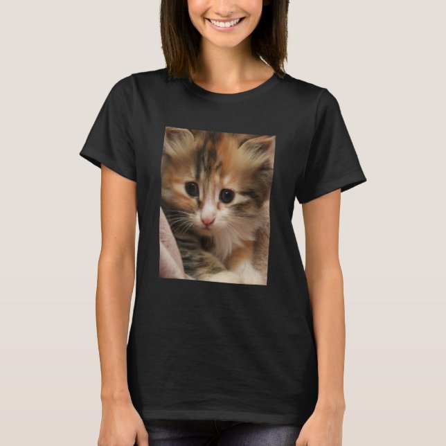 T-shirt Cute Kitten  Cat  2 (Devant)