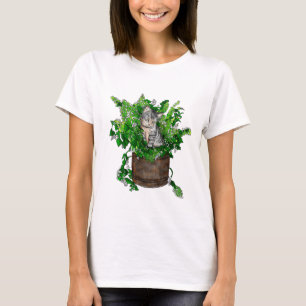 T-shirt Cute Kitten dans un pot de navet