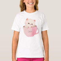 Cute Kitten dans une Tea up