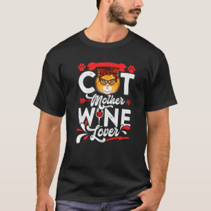 T-shirt Cute Kitten Mother Cat Mother's Day 1