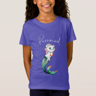 T-Shirt Cute Kitten Purrmaid - Fun Mermaid Design de chat