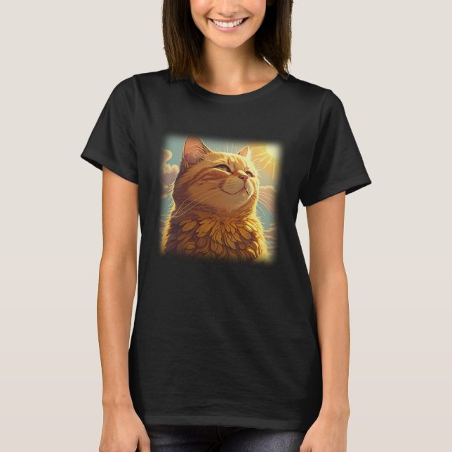 T-shirt Cute Kitten You Are My Cat Sunflower Sunshine Wome (Devant)