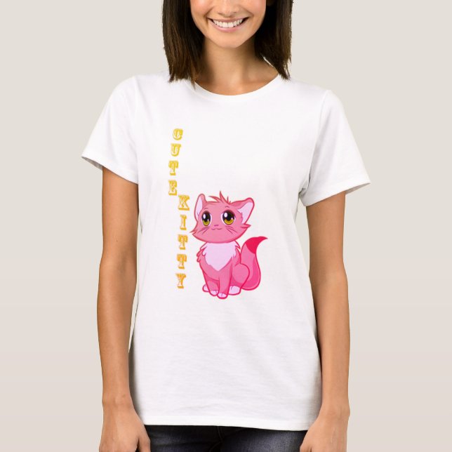 T-shirt Cute Kitty (Devant)