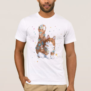 T-shirt Cute Kitty chat animal animal animal animal animal