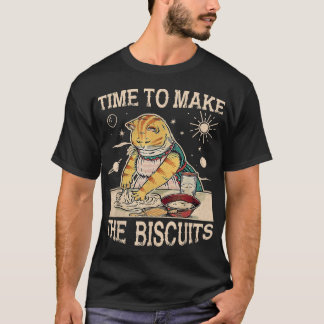 T-shirt Cute Kitty Temps Pour Faire Des Biscuits Amoureux