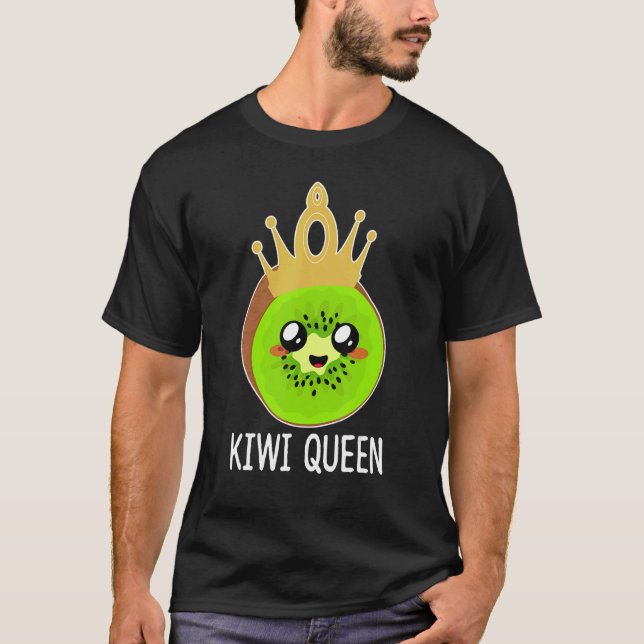 T-shirt Cute Kiwis Queen Kiwi Fruit Outfit Kiwi (Devant)
