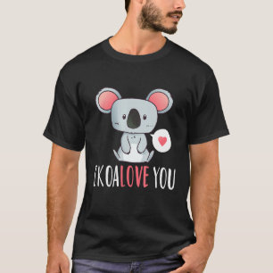 T-shirt Cute Koala Avec Coeur Pour Maman En Australie Idée