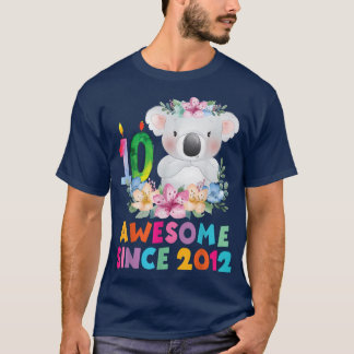 T-shirt Cute koala bear 10 years birthday outfit for boys