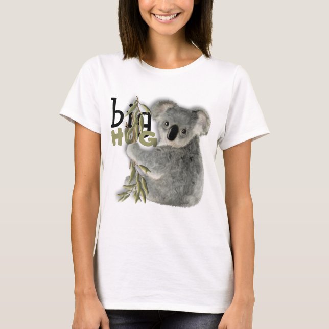 T-shirt Cute Koala Big Hug (Devant)
