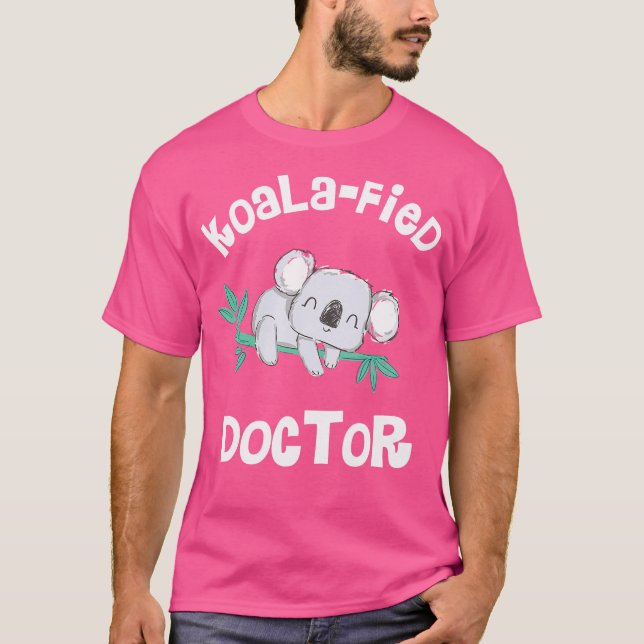 T-shirt Cute Koala Doctor Shirt Med Student Graduation Gif (Devant)
