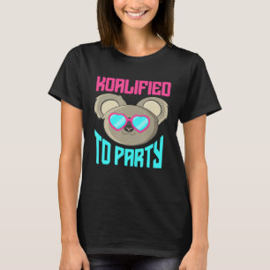 T-shirt Cute Koala Graphic Retro Party Animal Australie