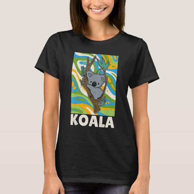 T-shirt Cute Koala Koala Biologiste Australie 14 (Devant)