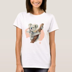 T-shirt Cute Koala Maman et bébé