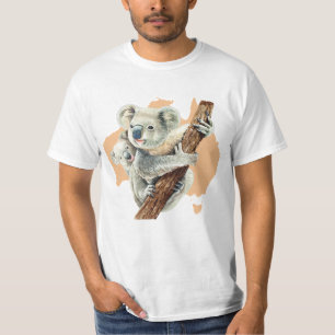 T-shirt Cute Koala Maman et bébé