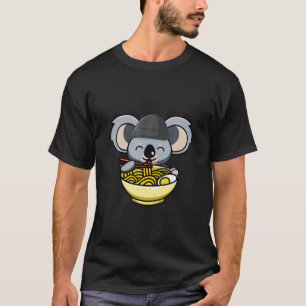T-shirt Cute Koala Ramen, Koala Ramen Anime Kawaii Neko