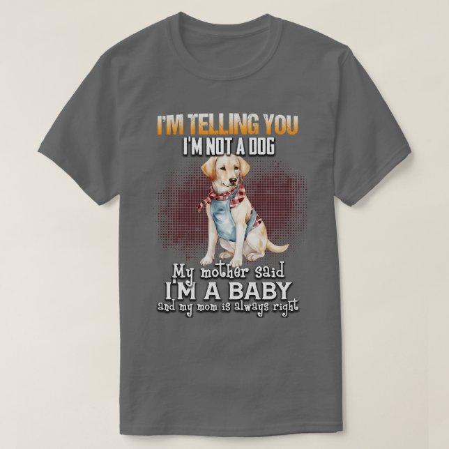 T-shirt Cute labrador (Design devant)