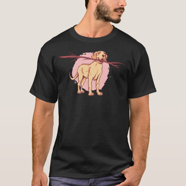 T-shirt Cute Labrador Retriever 194 (Devant)