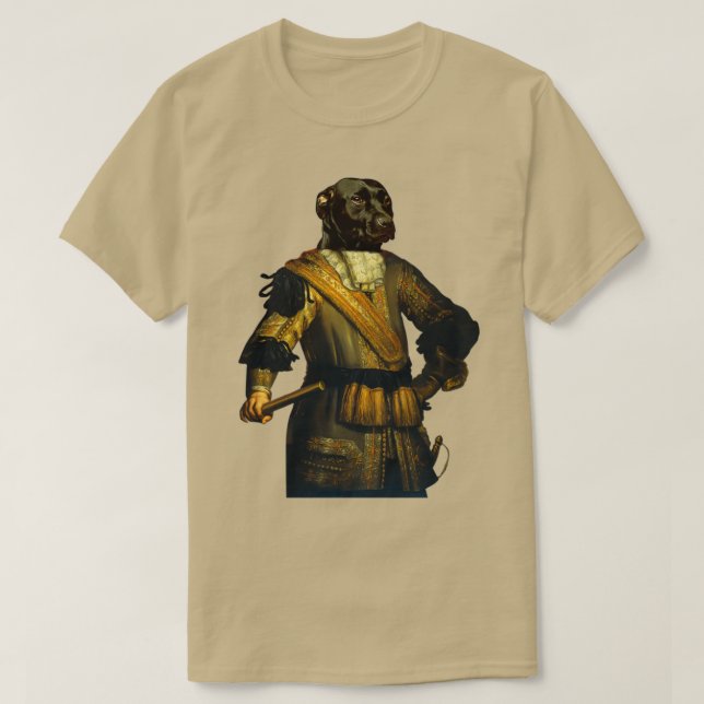 T-shirt Cute Labrador Retriever Distinguent Royal Dog Pets (Design devant)