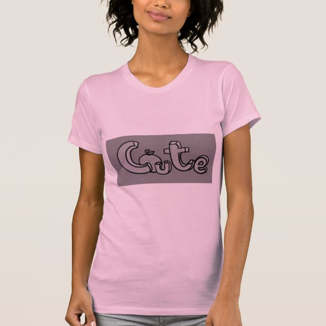 T-shirt Cute Ladies Top (Devant)