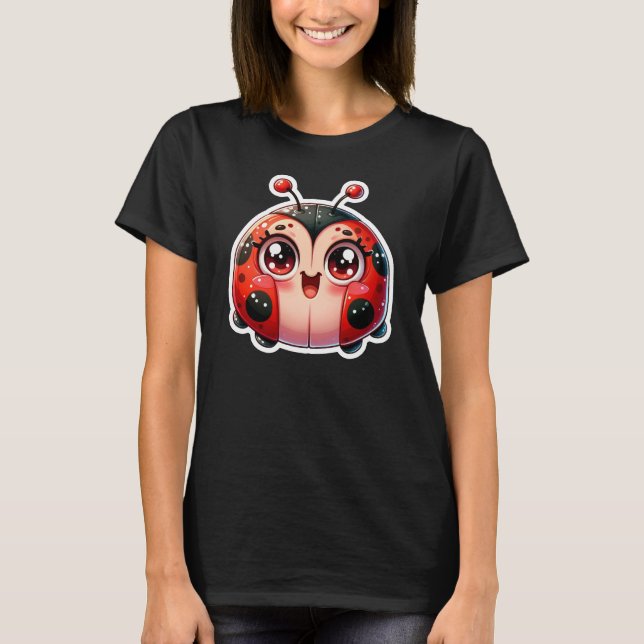 T-shirt Cute Ladybug (Devant)