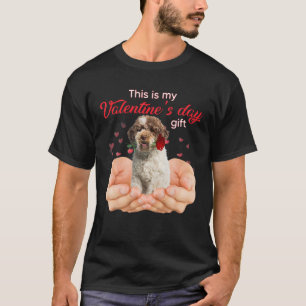 T-shirt Cute Lagotto Romagnolo C'est ma Saint Valentin