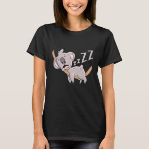 T-shirt Cute Lazy Koala Ours Dormir