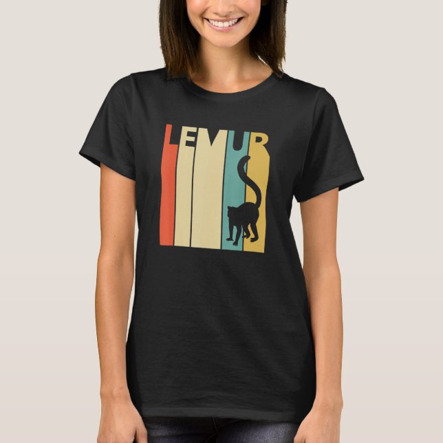 T-shirt Cute Lemur Animal (Devant)