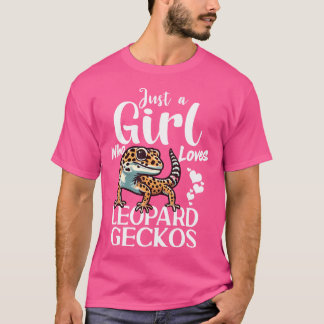 T-shirt Cute Leopard Gecko s Pour Femmes Garçon Jeunes Fil