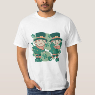 T-SHIRT CUTE LEPRECHAUN GRIDDY DANCE JOUR DE LA SAINT PATR