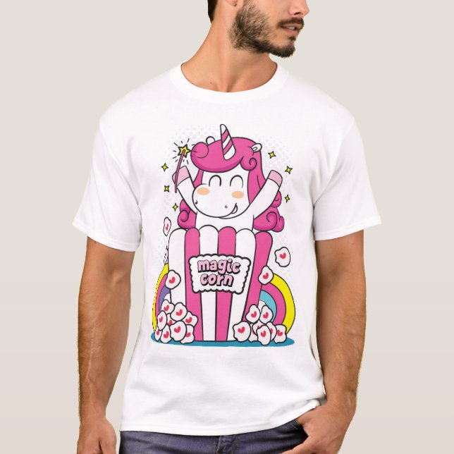 T-shirt Cute licorne 2 (Devant)
