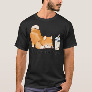 T-shirt Cute Little Shiba A Besoin De Plus De Boba