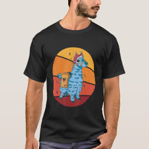 T-shirt Cute Llama Alpaca Retro Vintage pour animal