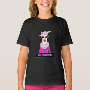 T-shirt Cute Llama Design fille