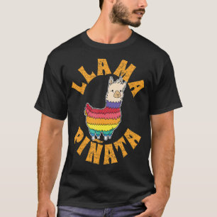 T-shirt Cute Llama Pinata Animal Pour Hommes Femmes 3
