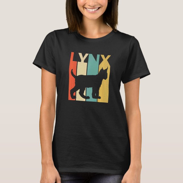 T-shirt Cute Lynx Chat Animal (Devant)