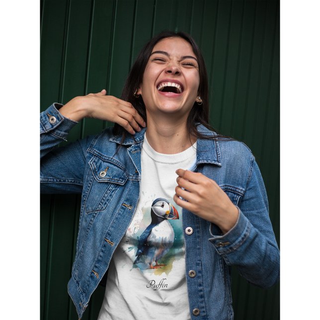 T-shirt Cute macaron en bleu aquarelle (Créateur téléchargé)