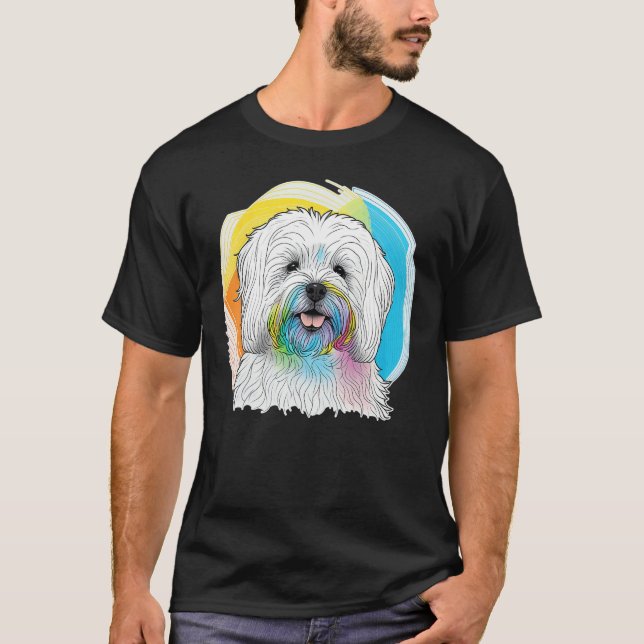 T-shirt Cute Maltese Dog on Maltese dog   1 (Devant)