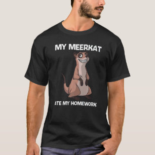 T-shirt Cute Meerkat Pour Enfants Garçons Meerkat Mongoose
