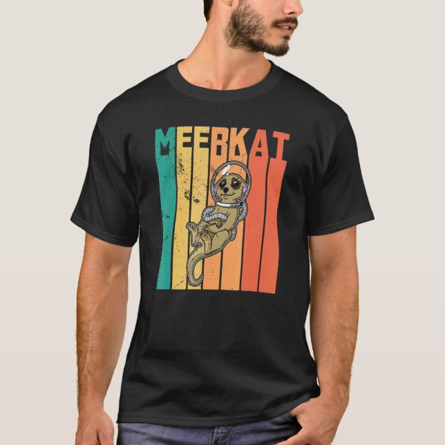 T-shirt Cute Meerkat Surikate Animal Africa 1 (Devant)