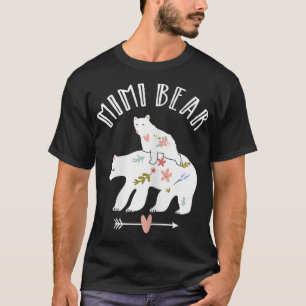 T-shirt Cute Mimi Bear, Mimi Mother's Day, Mimi Bear 1 Cub