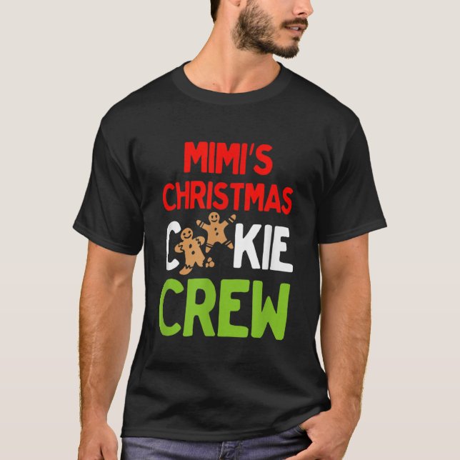 T-shirt Cute Mimis Christmas Cookie Crew pour petits enfan (Devant)