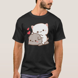 T-shirt Cute Mochi Peach Cat
