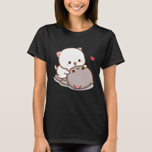 T-shirt Cute Mochi Peach Cat