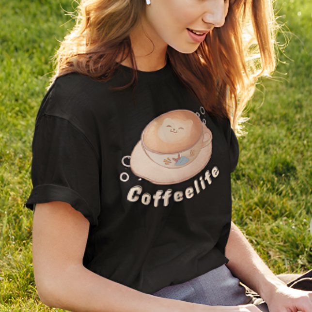 T-shirt Cute & Moderne Café Lover's (Créateur téléchargé)