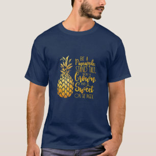 T-shirt Cute Moderne Letting Ananas Cadeau   S000200