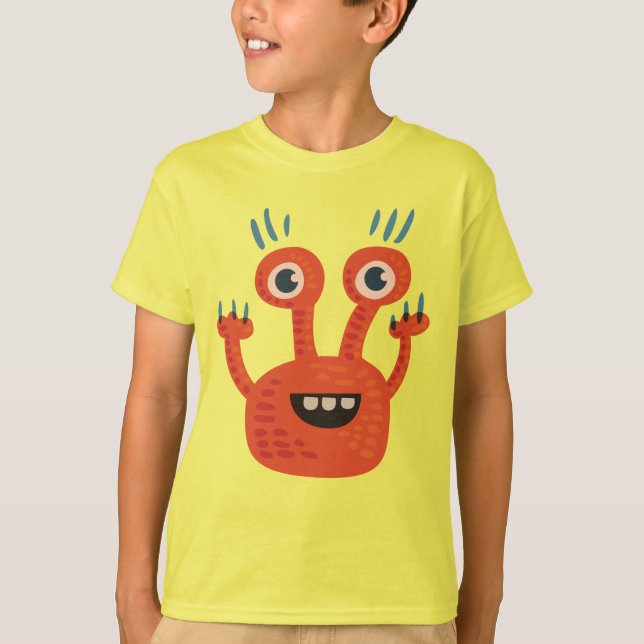 T-shirt Cute Monster Kawaii Créature (Devant)